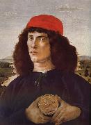 Sandro Botticelli, Medici portrait of the man card